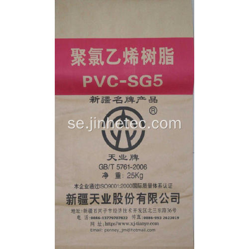 Tianye PVC harts SG5 K67 Suspension Grad